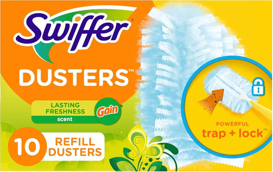 Swiffer 180 Duster, Car Duster Refills, Gain Scent, 10 Count