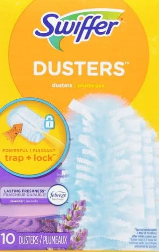 Swiffer Dusters Multi-Surface Duster Refills, Lavender Scent, 10 Count (Pack of 4)