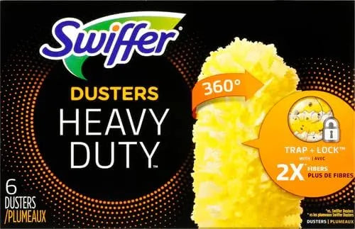 Swiffer Dusters Heavy Duty Multi-Surface Refills, Unscented, 6 Count
